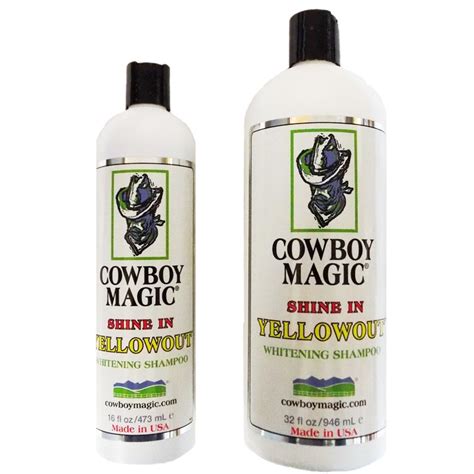 Achieve Perfectly White Markings with Cowboy Magic Whiteing Shampoo